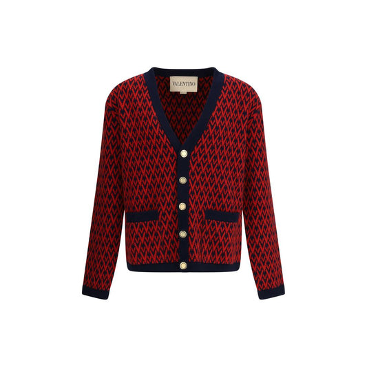 Multicolor Fleece Wool Cardigan