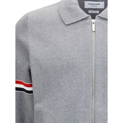 Gray Nylon Sweatshirt