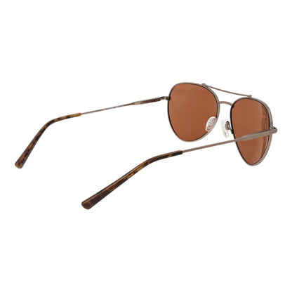Brown Metal Sunglasses
