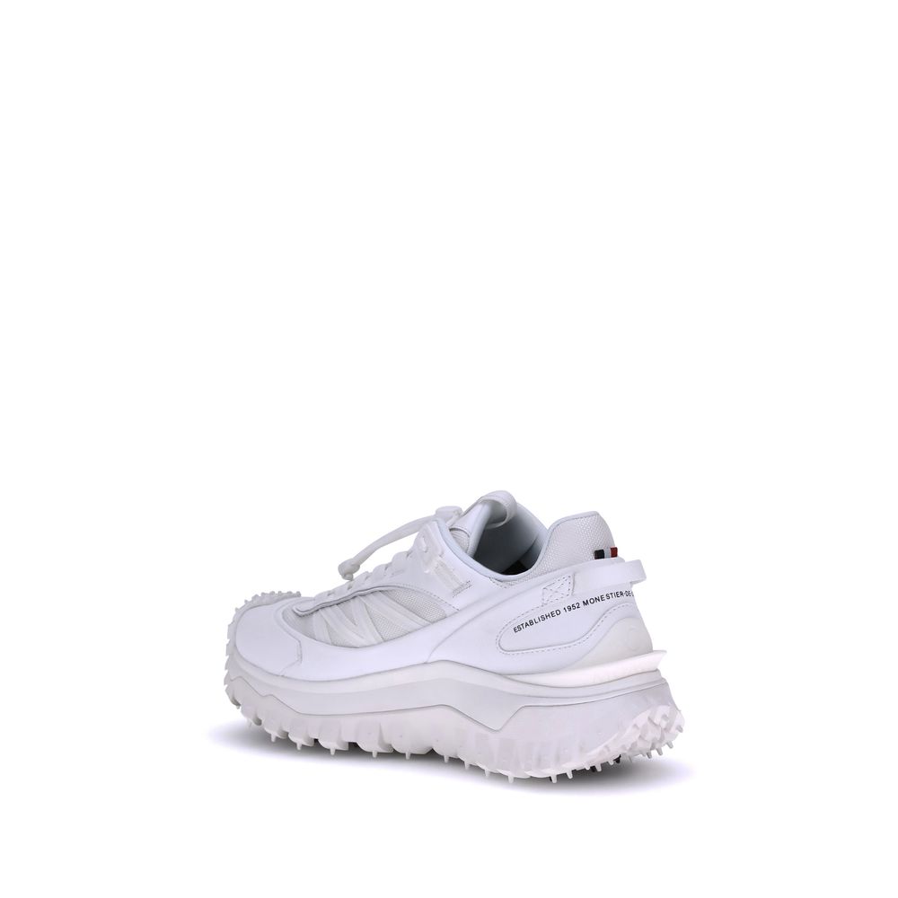 White Polyamide Athletic Sneakers