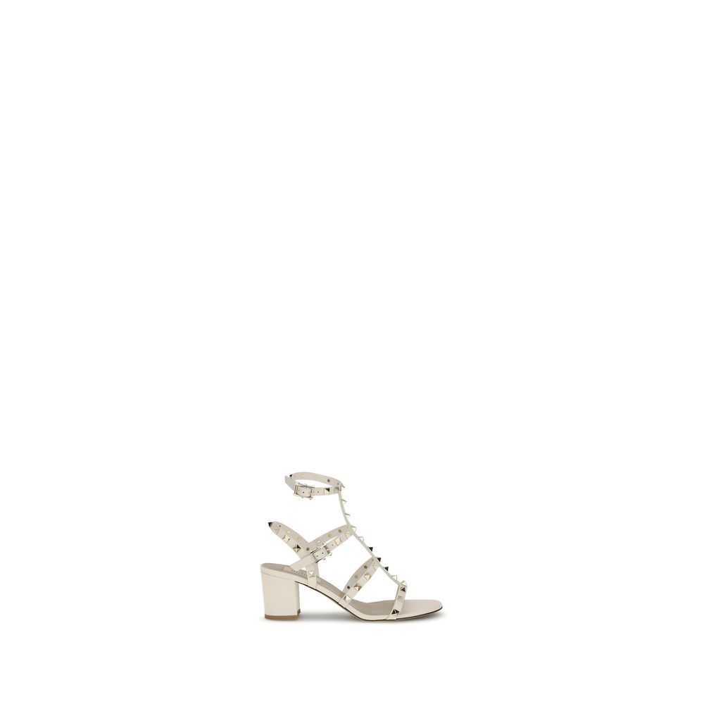 Beige Calf Leather Bos Taurus Sandals
