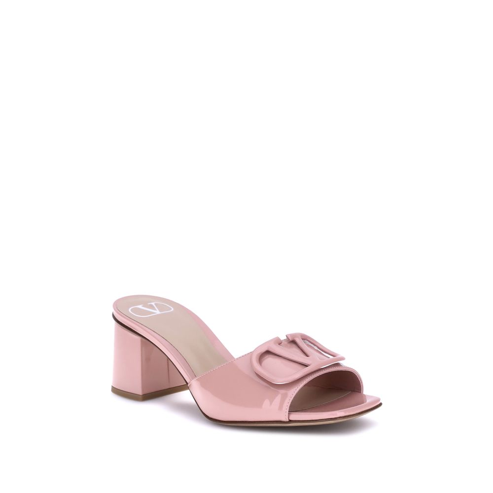 Multicolor Calf Leather Bos Taurus Flat Sandals