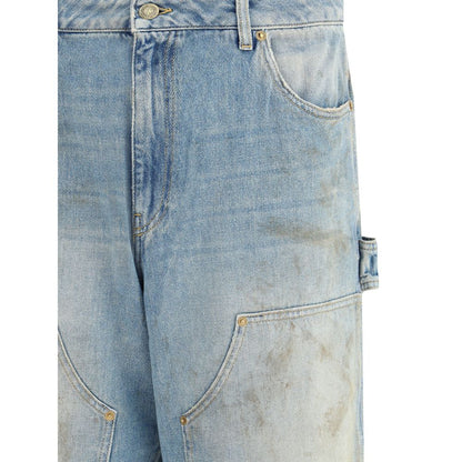 Blue Cotton Jeans Denim