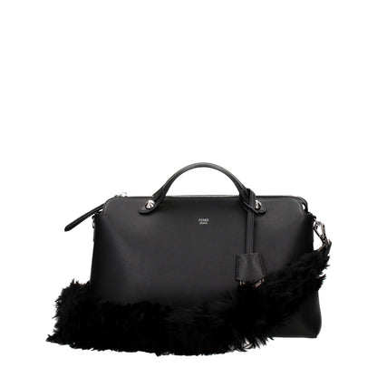 Black Leather Shoulder Bag
