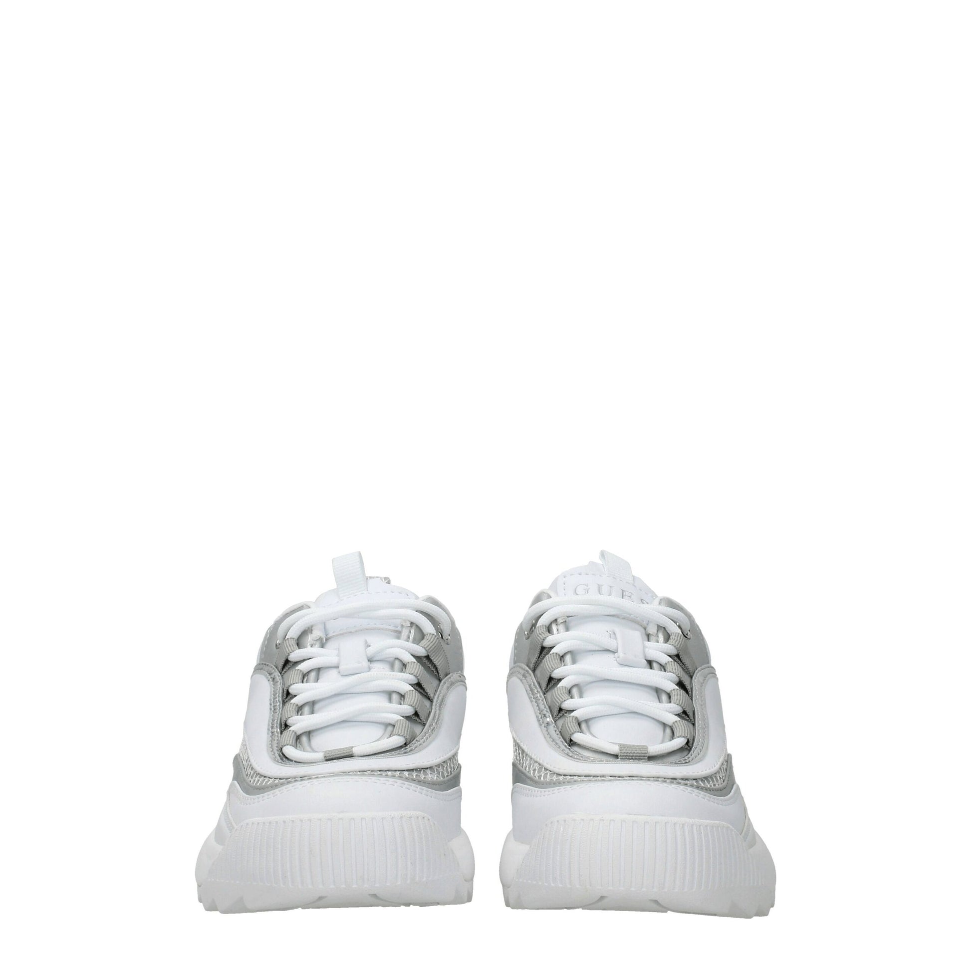 White Polyethylene Chunky Sneakers