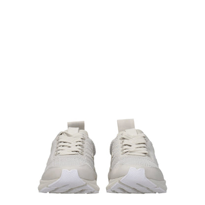 Gray Fabric Athletic Sneakers