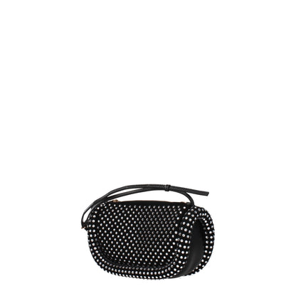 Black Leather Crossbody Bag