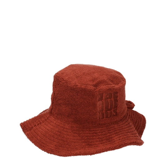 Brown Cotton Bucket Hat