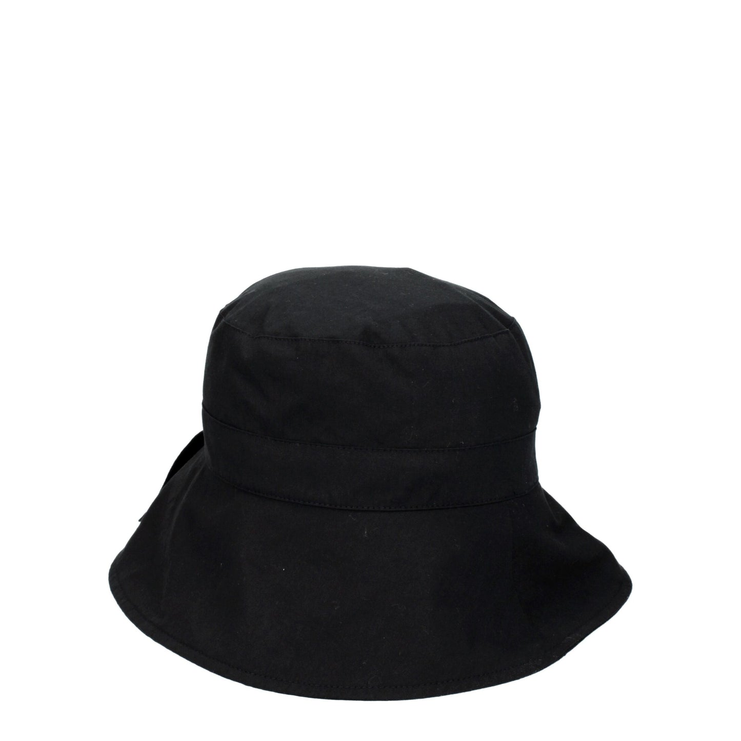 Black Cotton Bucket Hat