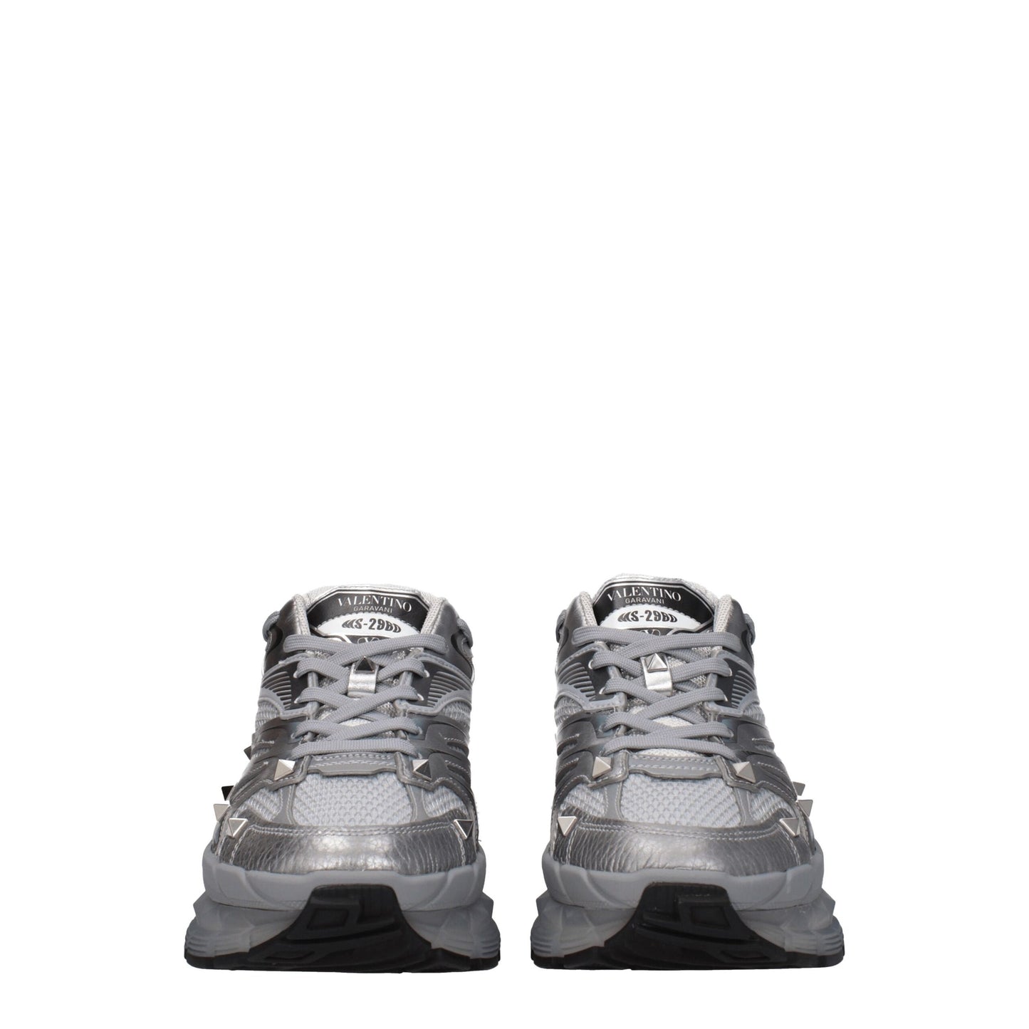 Gray Fabric Athletic Sneakers