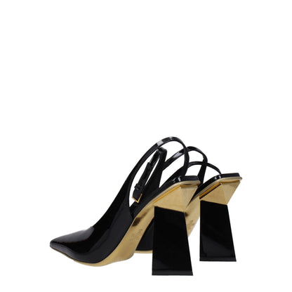 Black Leather Sandals