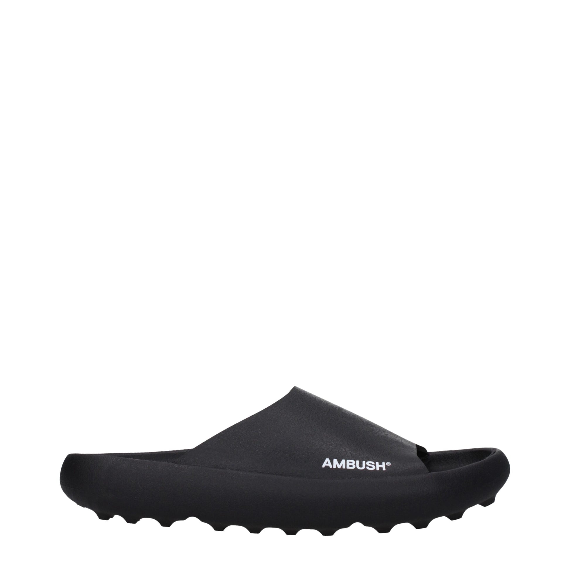 Black Cotton Slippers