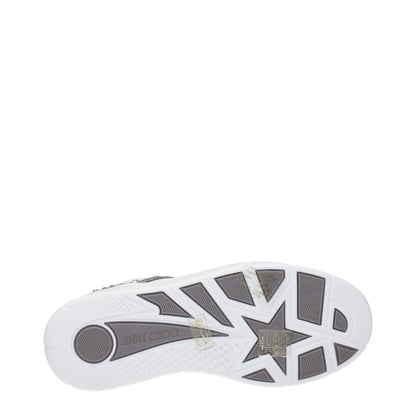 White Leather Chunky Sneakers
