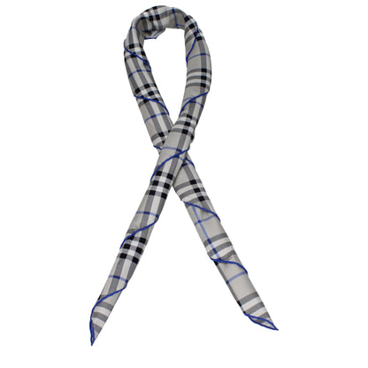 Gray Silk Foulard