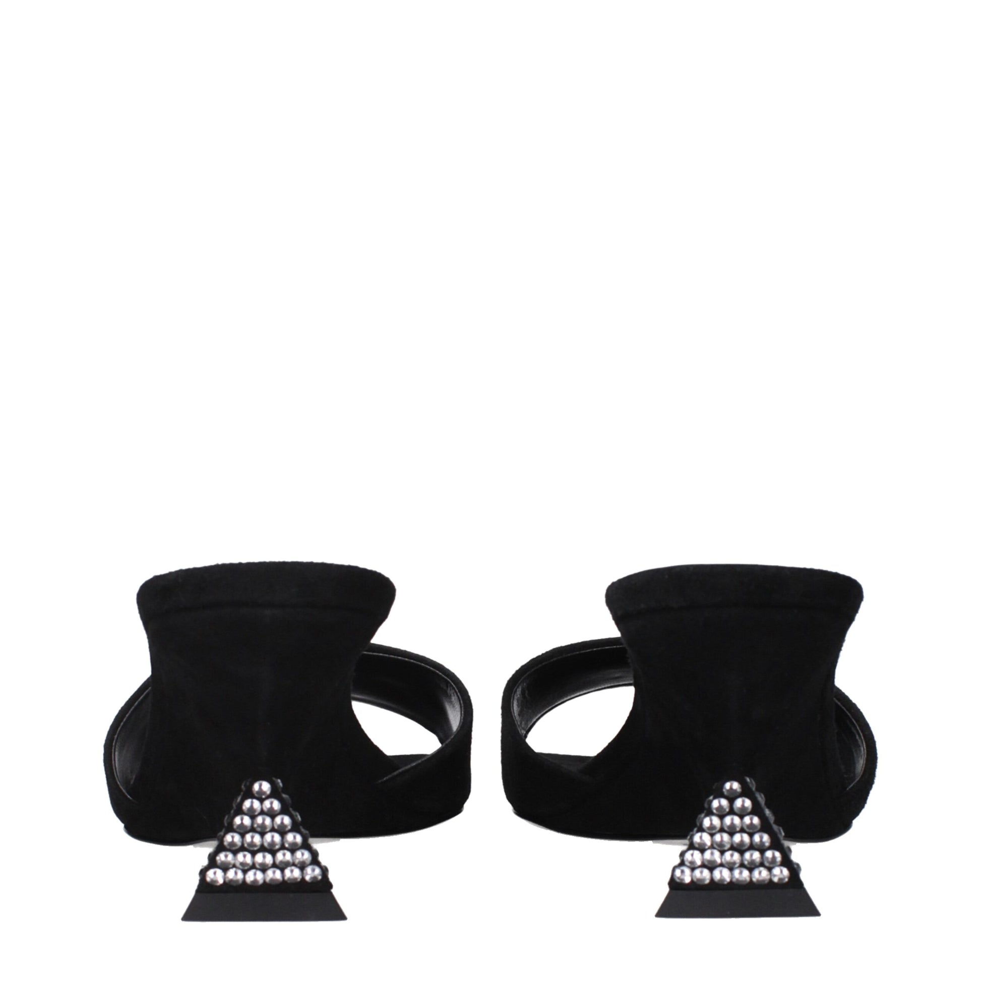 Black Leather Platform Sandals