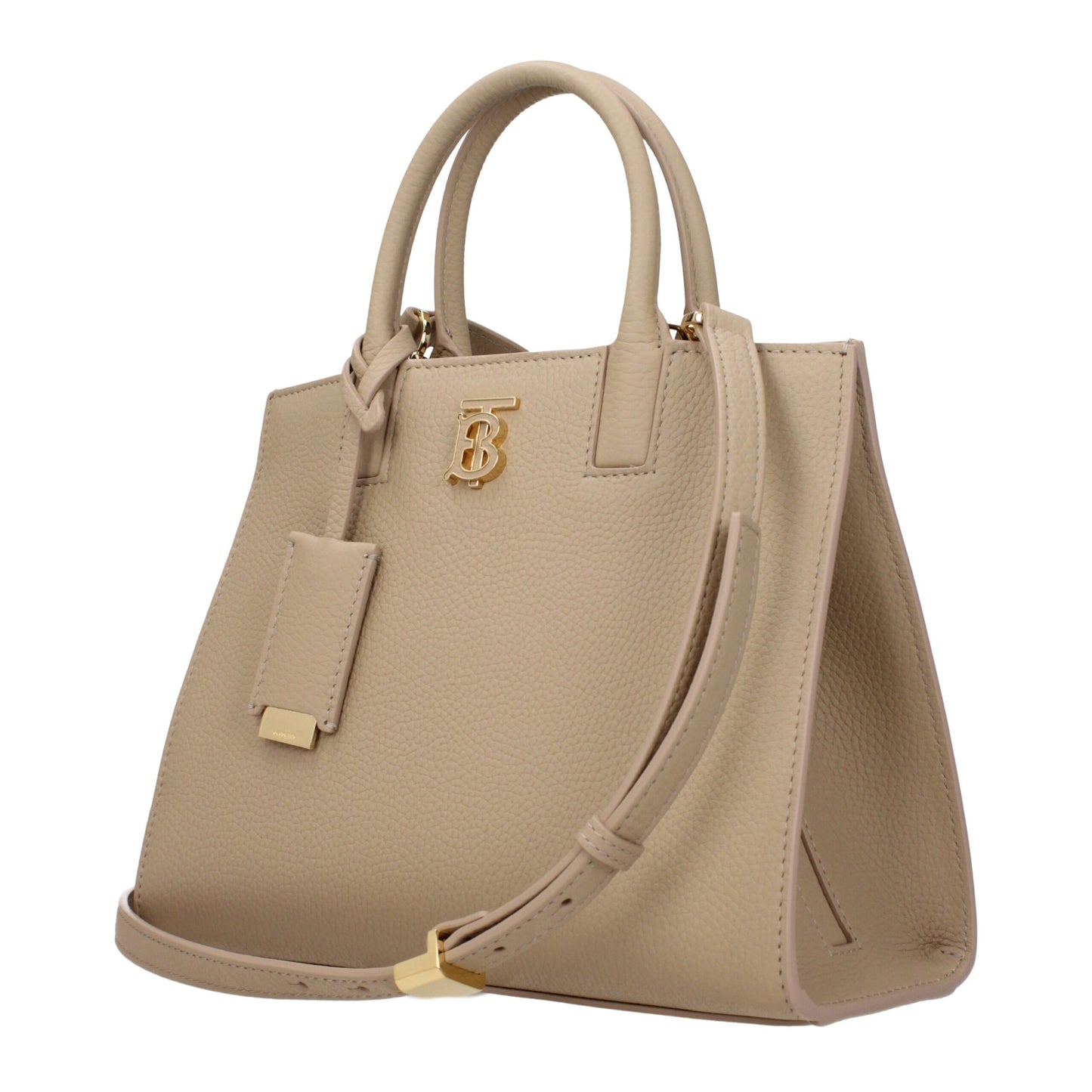 Beige Leather Handbags