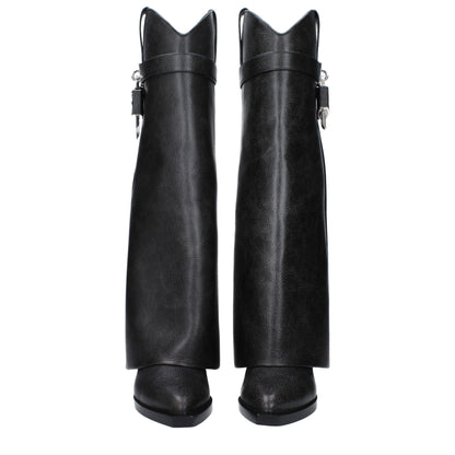 Black Leather Boots