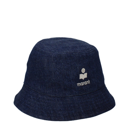Blue Cotton Bucket Hat