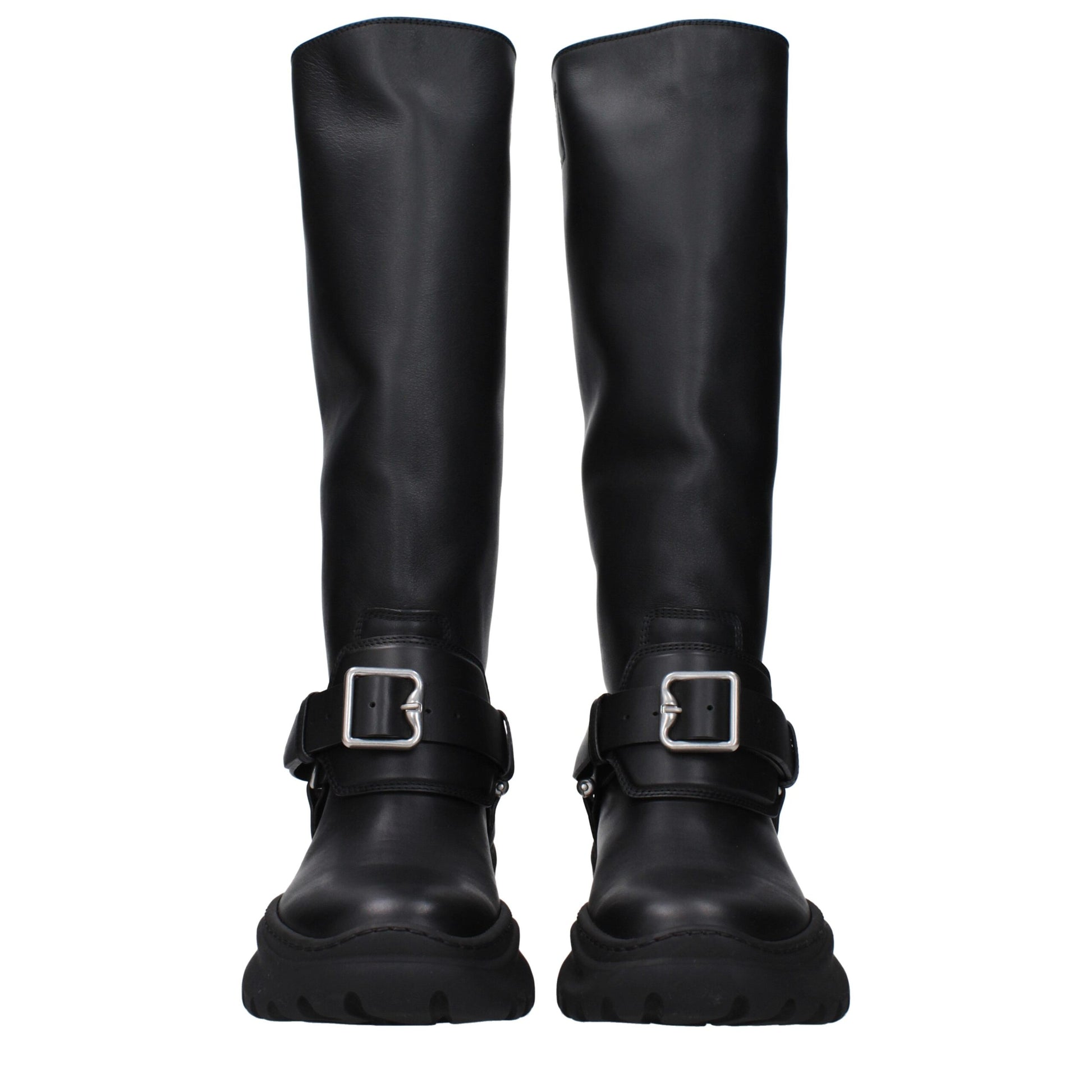 Black Leather Boots