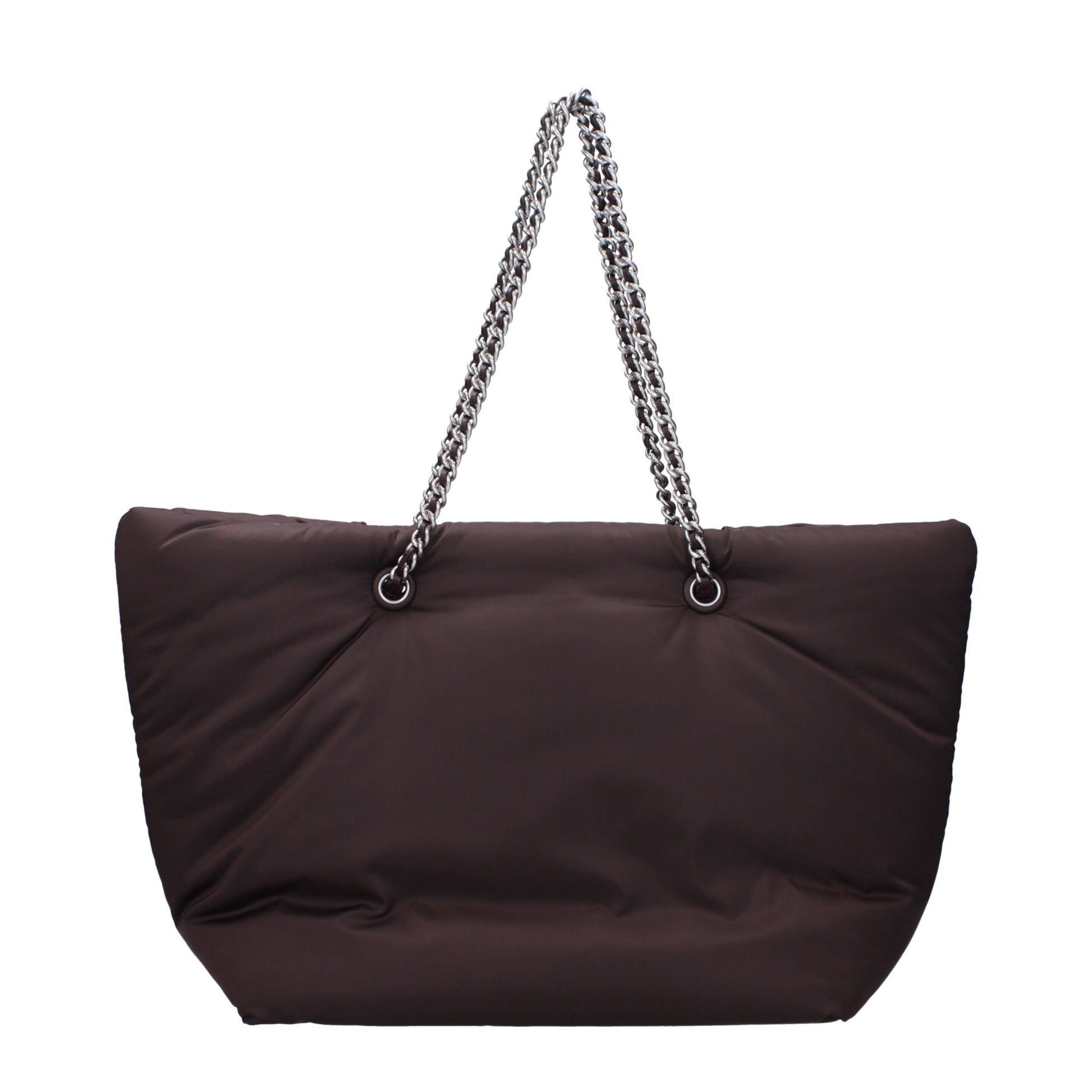 Purple Fabric Shoulder Bags
