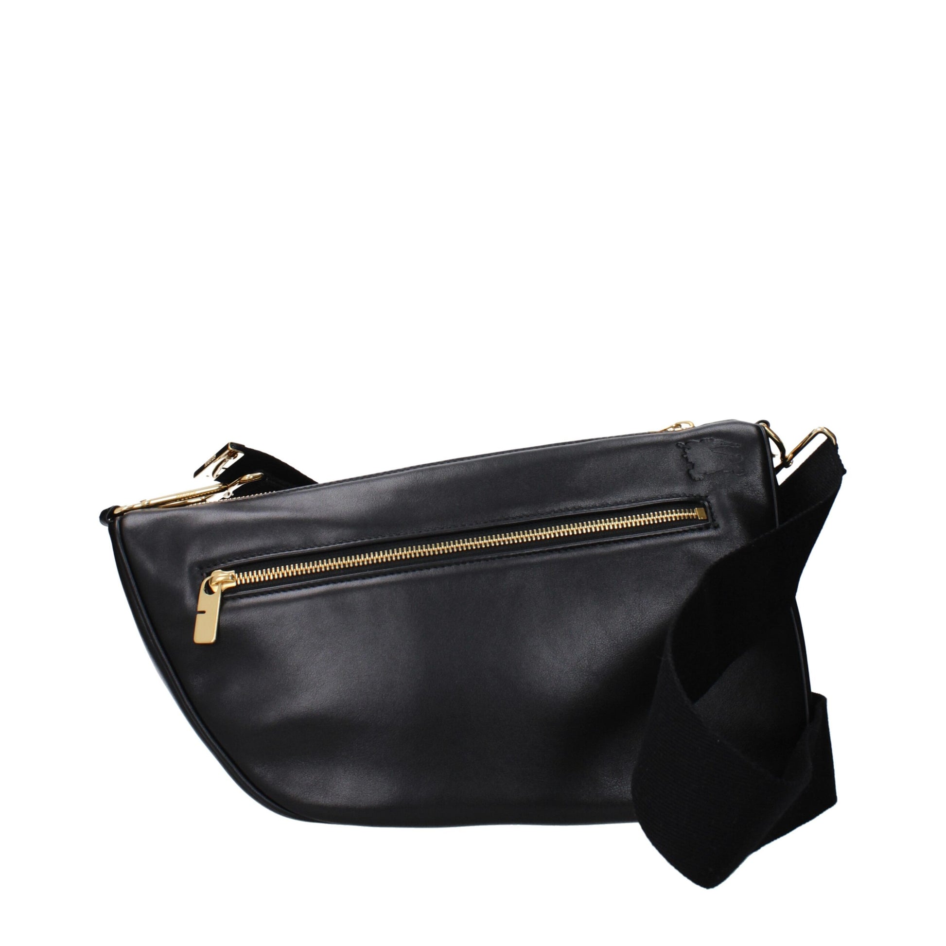 Black Leather Crossbody Bag