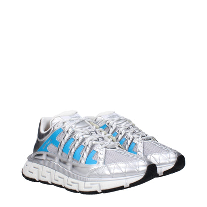 Gray Fabric Athletic Sneakers