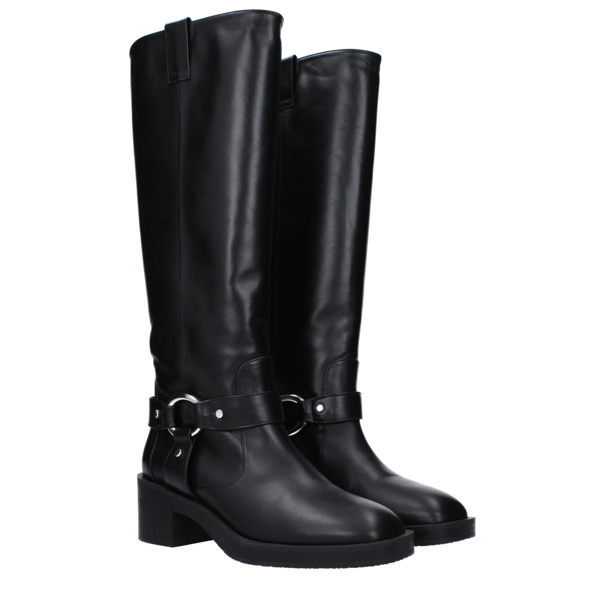 Black Leather Boots