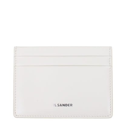 White Leather Cardholder