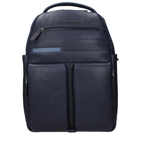 Blue Leather Backpacks