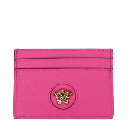 Pink Leather Cardholder
