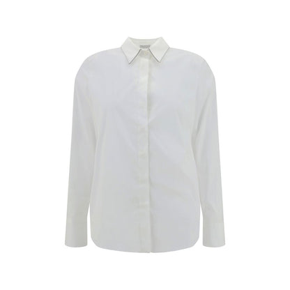 White Cotton Dress Shirt