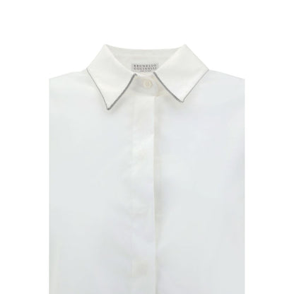 White Cotton Dress Shirt
