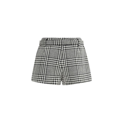 Houndstooth wool Pants-skirt