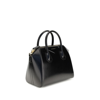 Black Calf Leather Bos Taurus Handbag