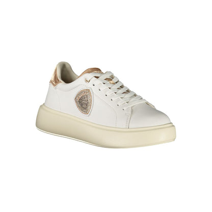 White Leather Women Sneaker