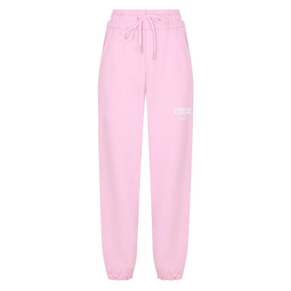 Pink Cotton Women Sweatpant