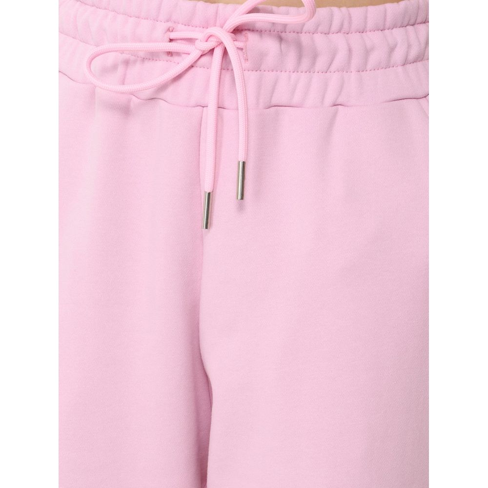 Pink Cotton Women Sweatpant