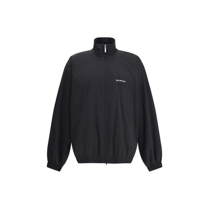 Black Polyester Shell Jacket