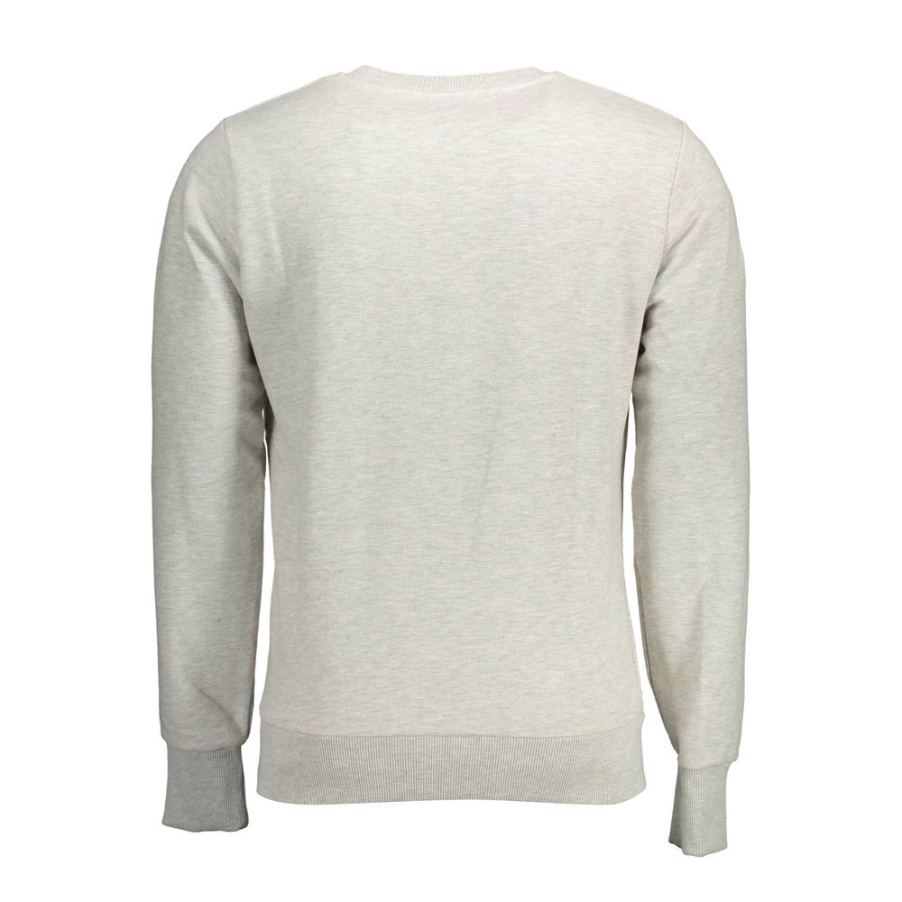 Gray Cotton Men Sweater