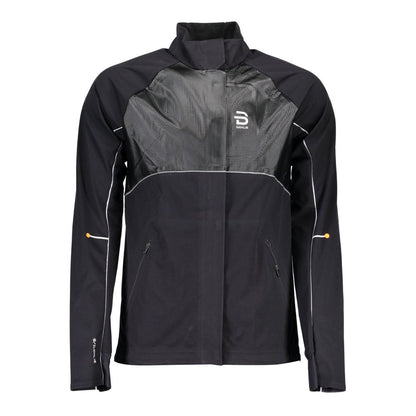 Black Polyester Men's Jacket