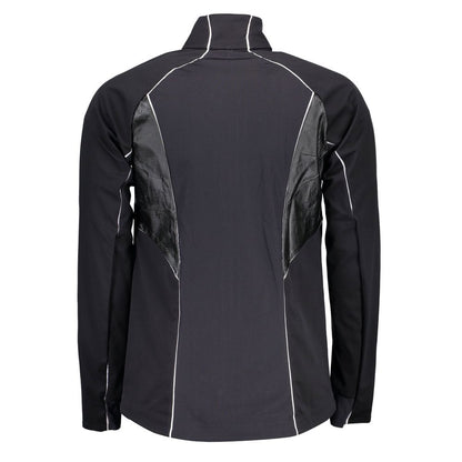 Black Polyester Men's Jacket