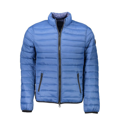 Blue Nylon Men's Jacket