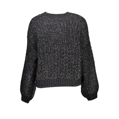 Black Polyester Sweater