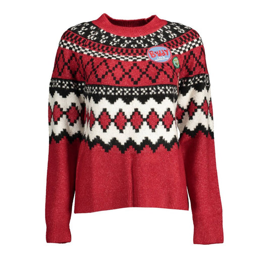 Red Polyester Sweater