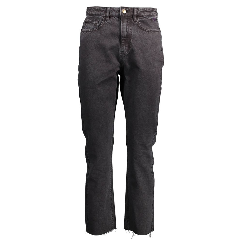 Black Cotton Women's Jean