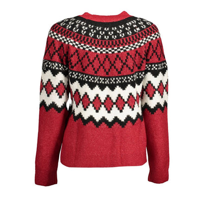 Red Polyester Sweater