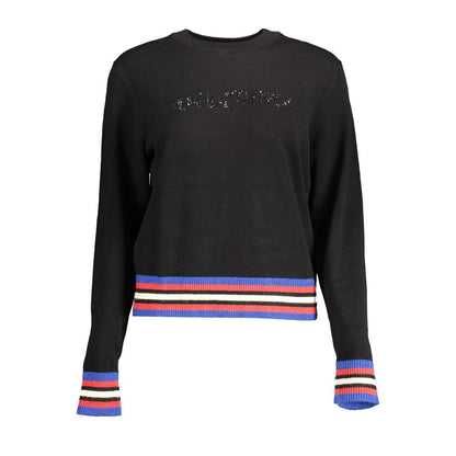 Black Polyester Sweater
