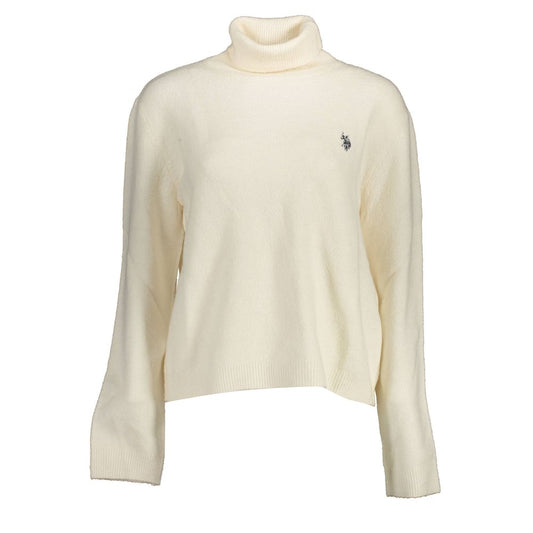 White Acrylic Women's Sweater
