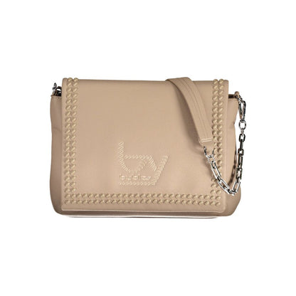 Beige Polyethylene Handbag