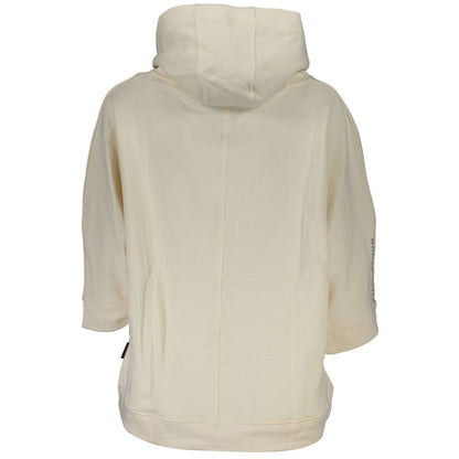 Bianco Cotton Women Sweatshirt